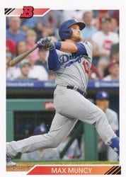 2020 Bowman Heritage Base Set Max Muncy #9 card