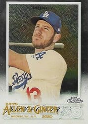 2020 Topps Allen & Ginter Chrome Base Set Max Muncy #227 card