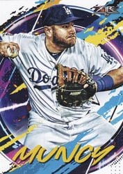 2020 Topps Fire Base Set Max Muncy #115 card