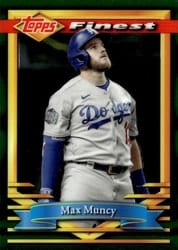 2021 Finest Flashbacks Base Set Max Muncy #107 card