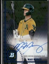 2022 Bowman Heritage Chrome Prospect Autographs Max Muncy #CPA-MM
