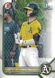 2022 Bowman Prospects Max Muncy #BP-89 card