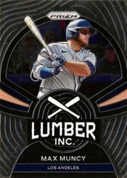 2022 Panini Prizm Lumber Inc. Max Muncy #LI-9 card
