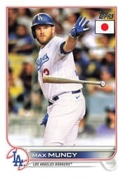 2022 Topps Japan Edition Base Set Max Muncy #170 card