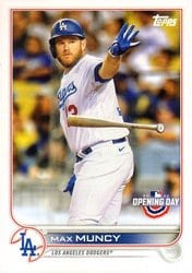 2022 Topps Opening Day Base Set Max Muncy #44 card