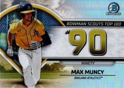 2023 Bowman Bowman Scouts Top 100 Max Muncy #BTP-90 card