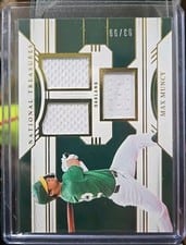 2024 Panini National Treasures Game Gear Swatches Trio Max Muncy #19 card