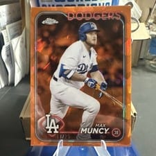 2024 Topps Chrome Sapphire Edition Base Set Max Muncy #314 card
