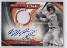 2024 Topps Pro Debut Fabrics of the Future Autograph Relics Max Muncy #FOTF-MM card