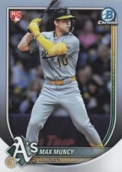 2025 Bowman Chrome Base Set Max Muncy #90b card