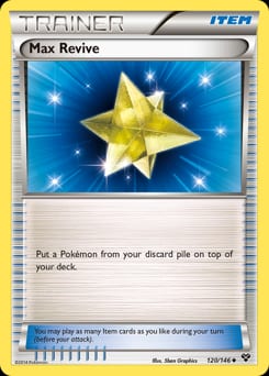 XY Max Revive #120 card