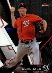 2018 Finest Base Set Max Scherzer #76 card