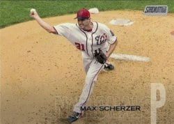 2018 Stadium Club Base Set Max Scherzer #69 card
