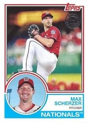 2018 Topps 1983 Topps Baseball 35th Anniversary Max Scherzer #83-75 card