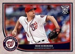 2018 Topps Big League Base Set Max Scherzer #240 card