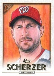 2018 Topps Gallery Base Set Max Scherzer #155 card