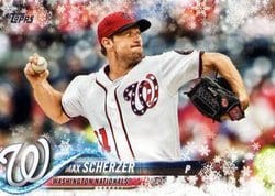 2018 Topps Holiday Base Set Max Scherzer #HMW46 card
