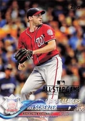 2018 Topps MLB All-Star Game Medallions Max Scherzer #ASTM-MSC card