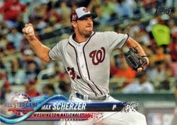 2018 Topps Update Base Set Max Scherzer #US214 card