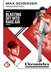 2019 Panini Chronicles Base Set Max Scherzer #8 card
