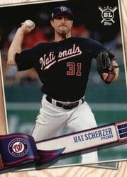2019 Topps Big League Base Set Max Scherzer #129 card