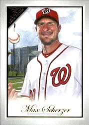2019 Topps Gallery Base Set Max Scherzer #61 card