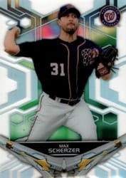 2019 Topps High Tek Base Set Max Scherzer #112 card