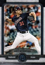 2019 Topps Museum Collection Base Set Max Scherzer #95 card