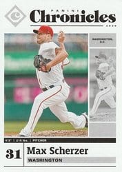 2020 Panini Chronicles Base Set Max Scherzer #13 card