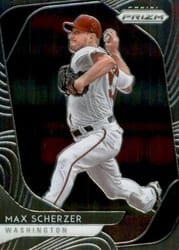 2020 Panini Prizm Base Set Max Scherzer #191 card