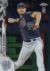 2020 Topps Chrome Ben Baller Edition Base Set Max Scherzer #139 card
