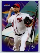 2020 Topps Finest Max Scherzer #78 card