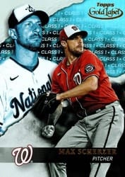 2020 Topps Gold Label Base Set Max Scherzer #97 card