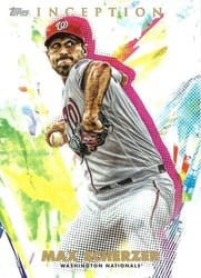 2020 Topps Inception Base Set Max Scherzer #5 card