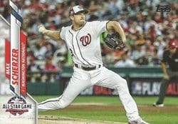 2020 Topps Update Base Set Max Scherzer #U-185 card