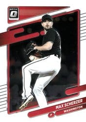 2021 Donruss Optic Base Set Max Scherzer #197 card