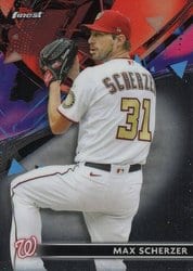 2021 Finest Base Set Max Scherzer #65 card