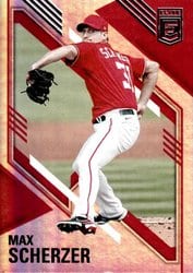 2021 Panini Chronicles Elite Max Scherzer #9 card