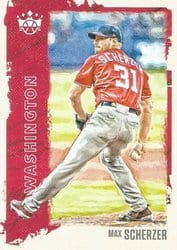 2021 Panini Diamond Kings Base Set Max Scherzer #168 card