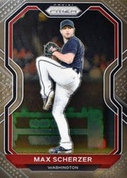 2021 Panini Prizm Base Set Max Scherzer #32 card