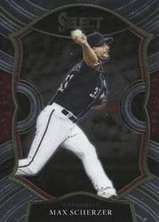 2021 Panini Select Base Set Max Scherzer #65 card