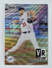2021 Stadium Club Virtual Reality Max Scherzer #VR-25 card