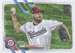 2021 Topps Base Set Max Scherzer #325 card