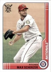 2021 Topps Big League Base Set Max Scherzer #11 card