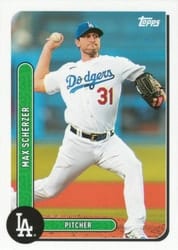 2021 Topps Brooklyn Collection Base Set Max Scherzer #41 card