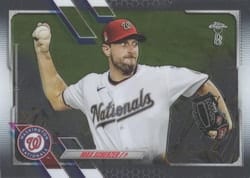 2021 Topps Chrome Ben Baller Edition Base Set Max Scherzer #33 card