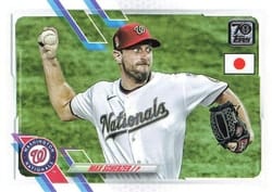 2021 Topps Japan Edition Base Set Max Scherzer #193 card