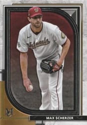 2021 Topps Museum Collection Base Set Max Scherzer #72 card