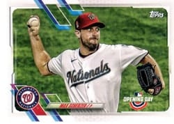2021 Topps Opening Day Base Set Max Scherzer #182 card