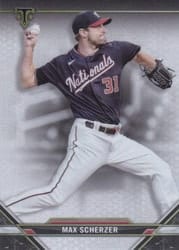 2021 Topps Triple Threads Base Set Max Scherzer #63 card